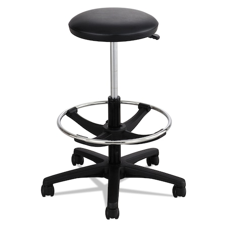 Extended-Height Lab Stool,Black